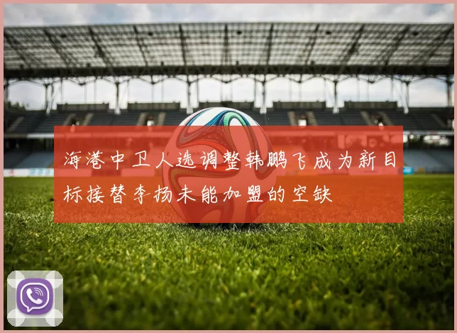 海港中卫人选调整韩鹏飞成为新目标接替李扬未能加盟的空缺